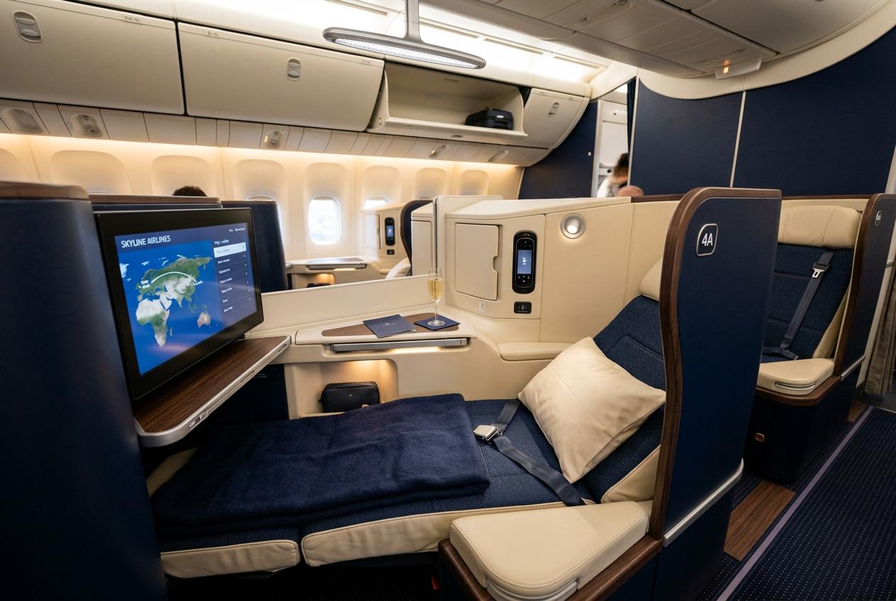 Fly Iraq First business class cabin
