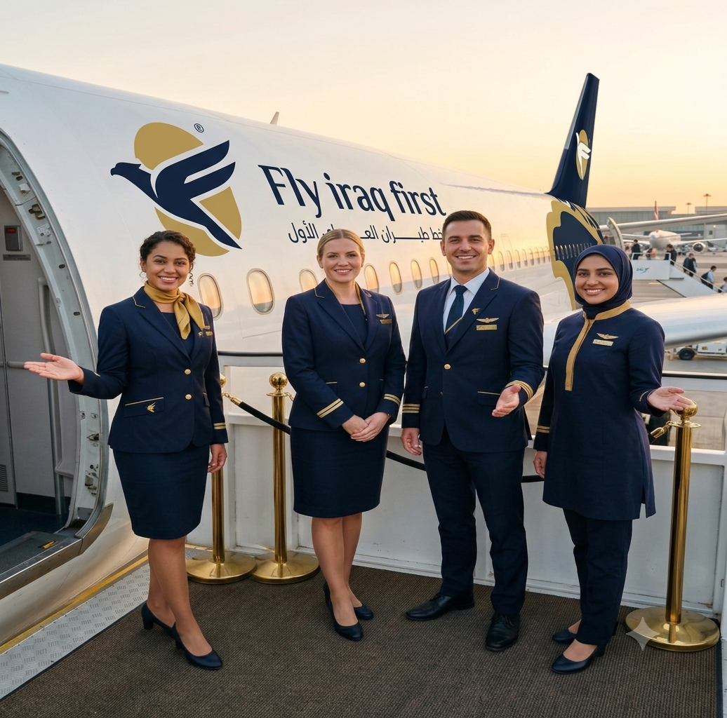 Fly Iraq First cabin crew